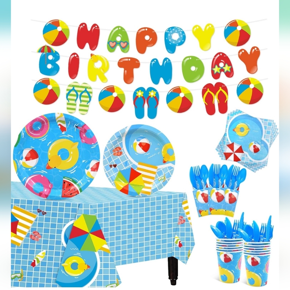 Pool Birthday Party Kit - Picture 5 of 5